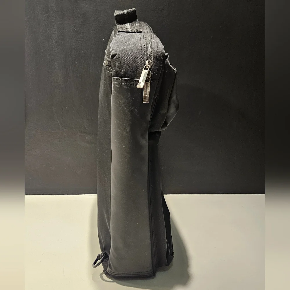 Solo New York Black Convertible Briefcase Backpack Multi-Functional